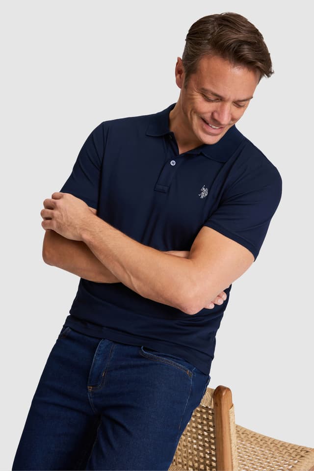 تیشرت مردانه U.S. Polo Assn. سرمهای یقه پولو فیت معمولی مدل 50322297-VR033 تیشرت مردانه U.S. Polo Assn. سرمهای یقه پولو فیت معمولی مدل 50322297-VR033