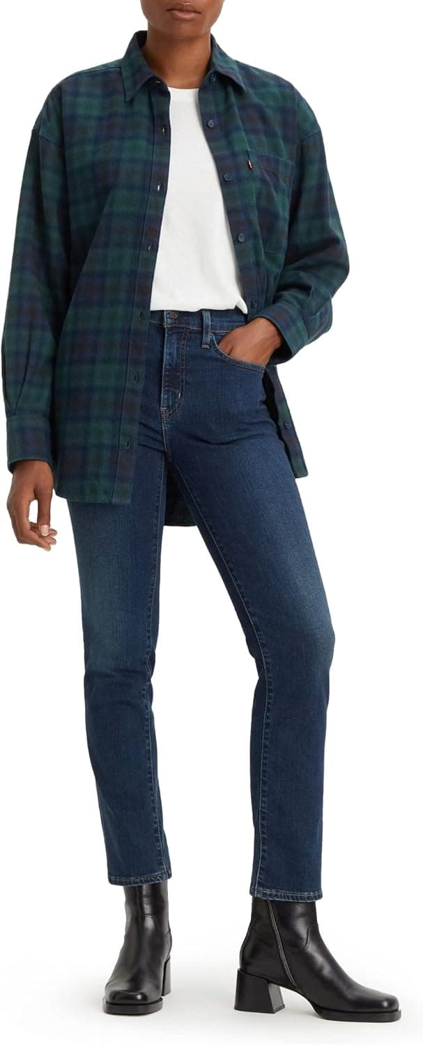 شلوار جین زنانه Levi's راست کمر بلند مدل 724 شلوار جین زنانه Levi's راست کمر بلند مدل 724