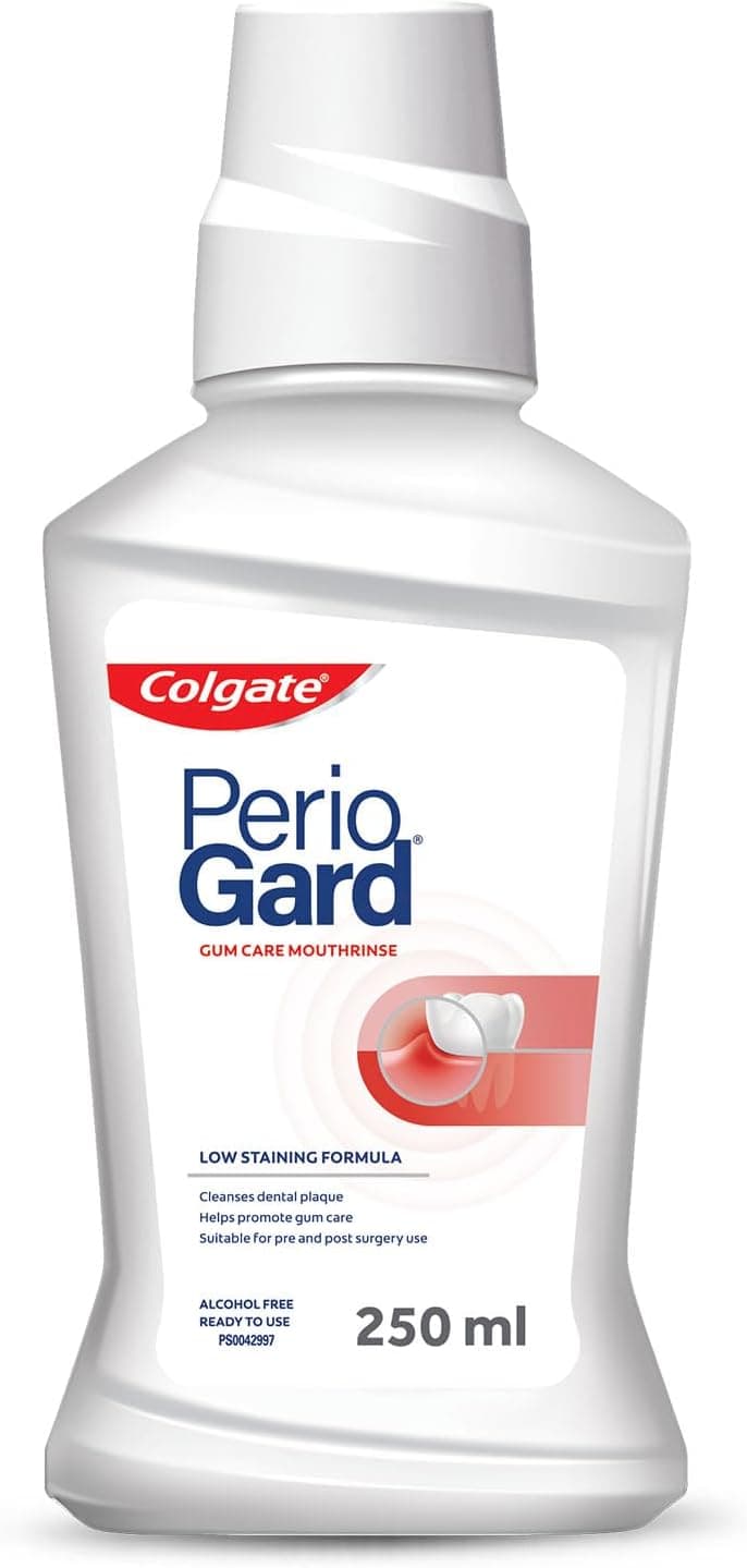 دهانشویه Colgate PerioGard مراقبت از لثه ضد پلاک بدون الکل 250ml دهانشویه Colgate PerioGard مراقبت از لثه ضد پلاک بدون الکل 250ml