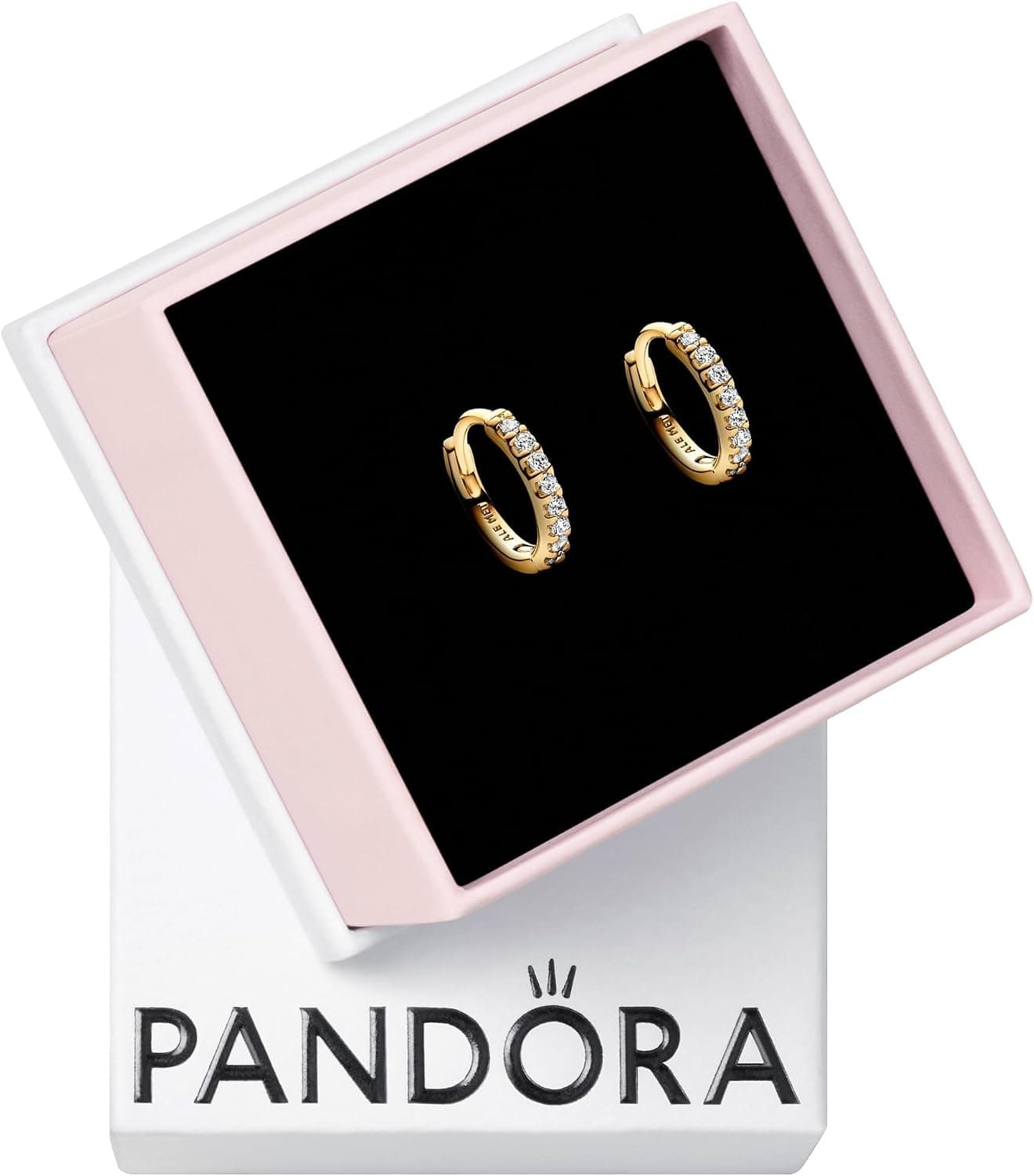 جواهرات زنانه Pandora روکش طلای 14k آلیاژ فلزی کیوبیک زیرکونیا شفاف مدل 263015C01 جواهرات زنانه Pandora روکش طلای 14k آلیاژ فلزی کیوبیک زیرکونیا شفاف مدل 263015C01