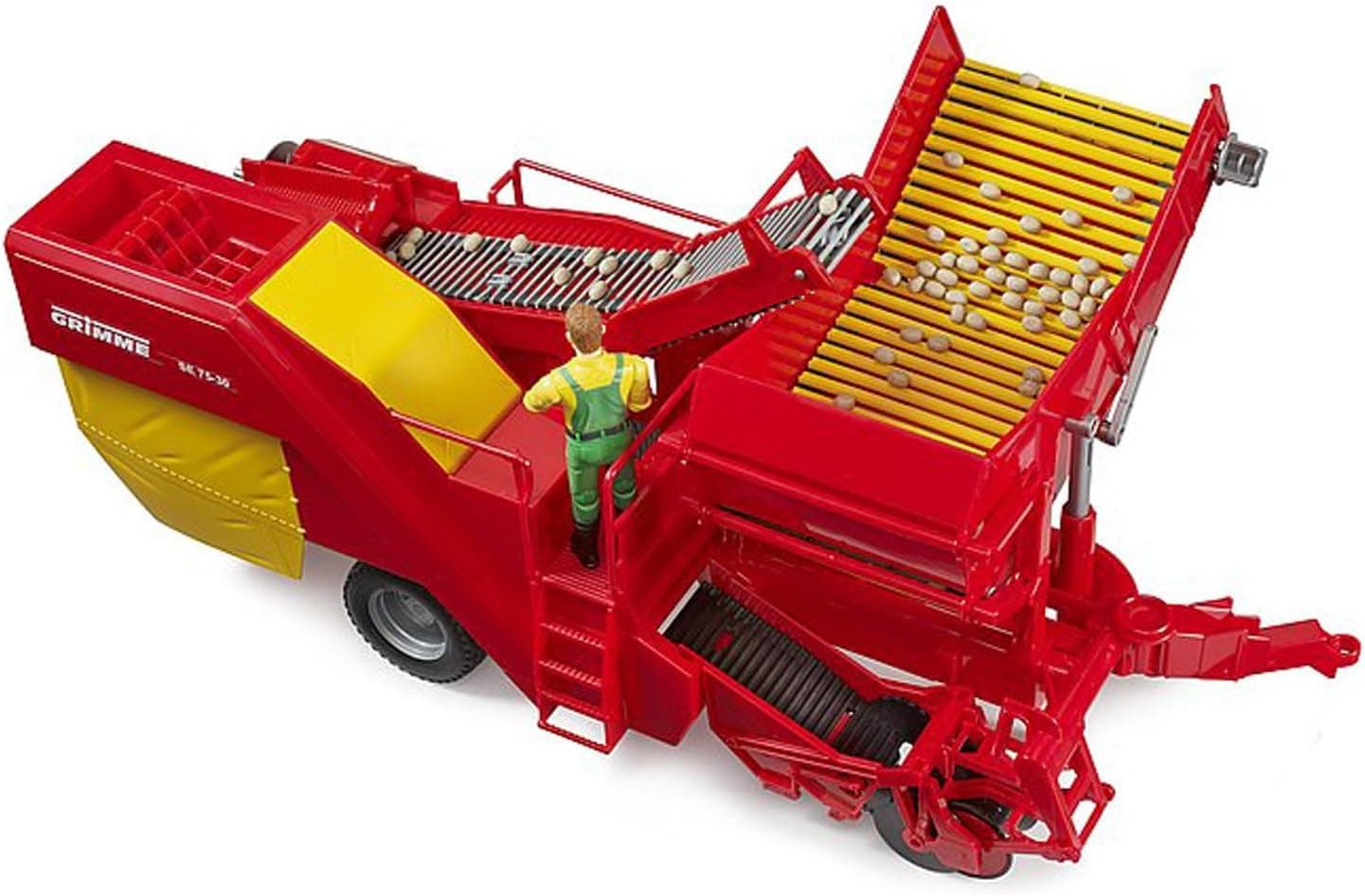 ماشین جمعآوری سیبزمینی Bruder Grimme Se 75-30 بههمراه سیبزمینیها مدل Br02130 ماشین جمعآوری سیبزمینی Bruder Grimme Se 75-30 بههمراه سیبزمینیها مدل Br02130