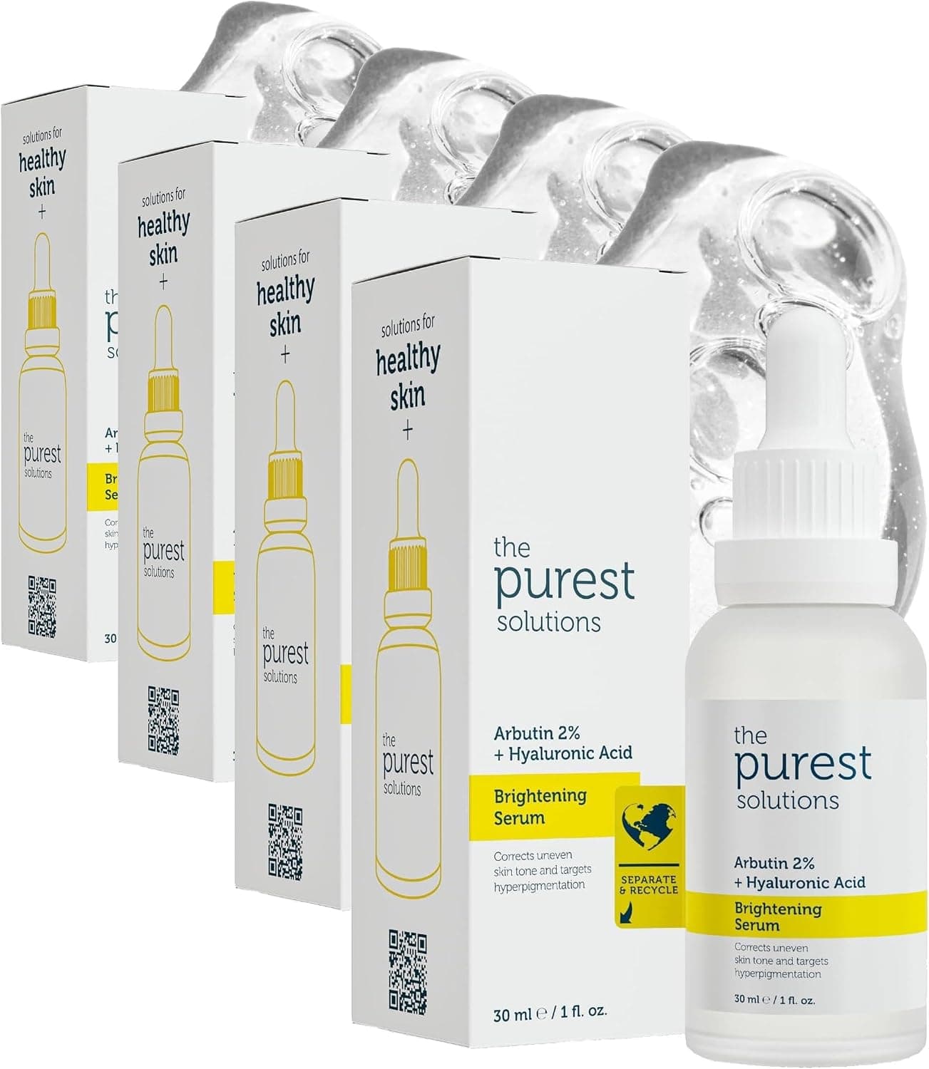 سرم ضد لک پوست The Purest Solutions با آربوتین 2% و هیالورونیک اسید 30 ml سرم ضد لک پوست The Purest Solutions با آربوتین 2% و هیالورونیک اسید 30 ml