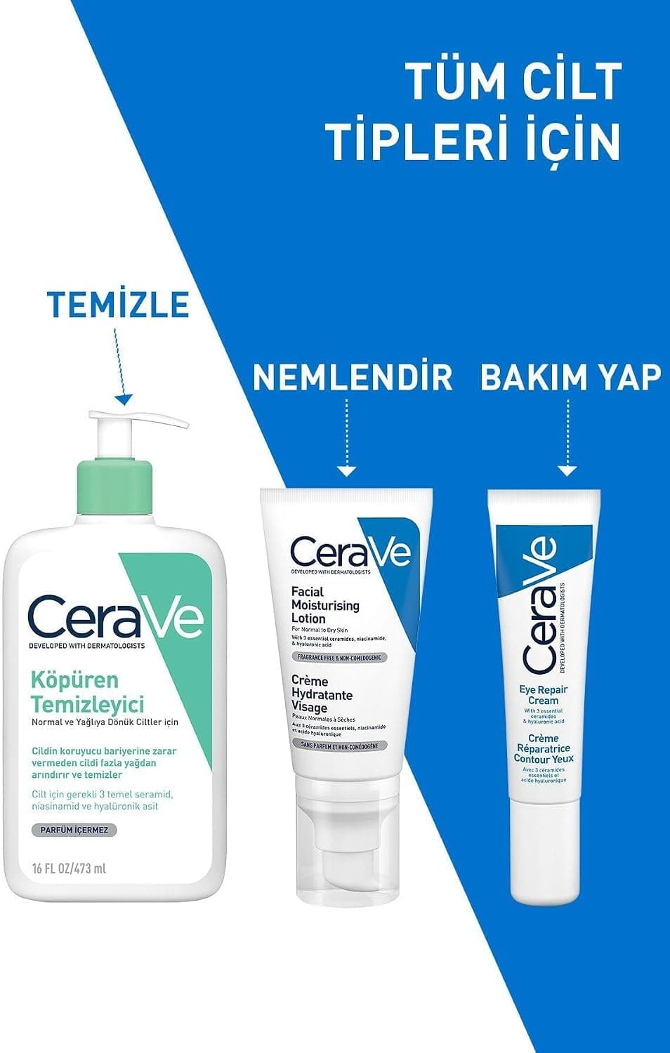 کرم دور چشم CeraVe ترمیمکننده ضد تیرگی و پف زیر چشم 14 ml کرم دور چشم CeraVe ترمیمکننده ضد تیرگی و پف زیر چشم 14 ml