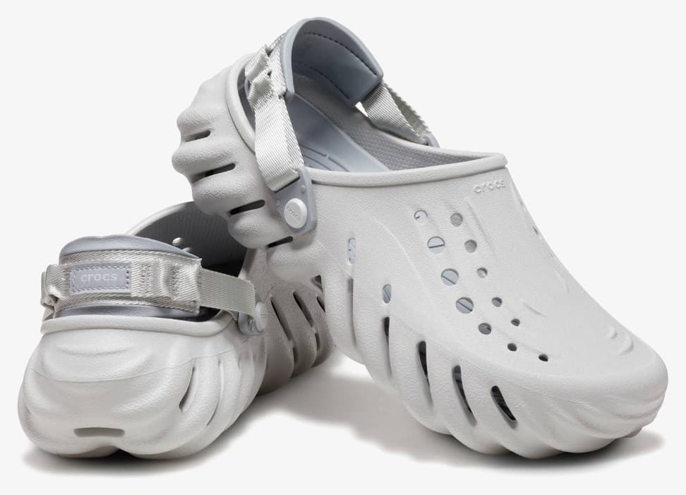 دمپایی یونیسکس Crocs خاکستری مدل Echo دمپایی یونیسکس Crocs خاکستری مدل Echo