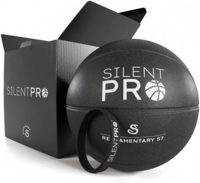 توپ بسکتبال سایز 7 (29.5") کودک Silent Pro فومی بیصدا برای بازی داخل خانه آماده بازی توپ بسکتبال سایز 7 (29.5") کودک Silent Pro فومی بیصدا برای بازی داخل خانه آماده بازی