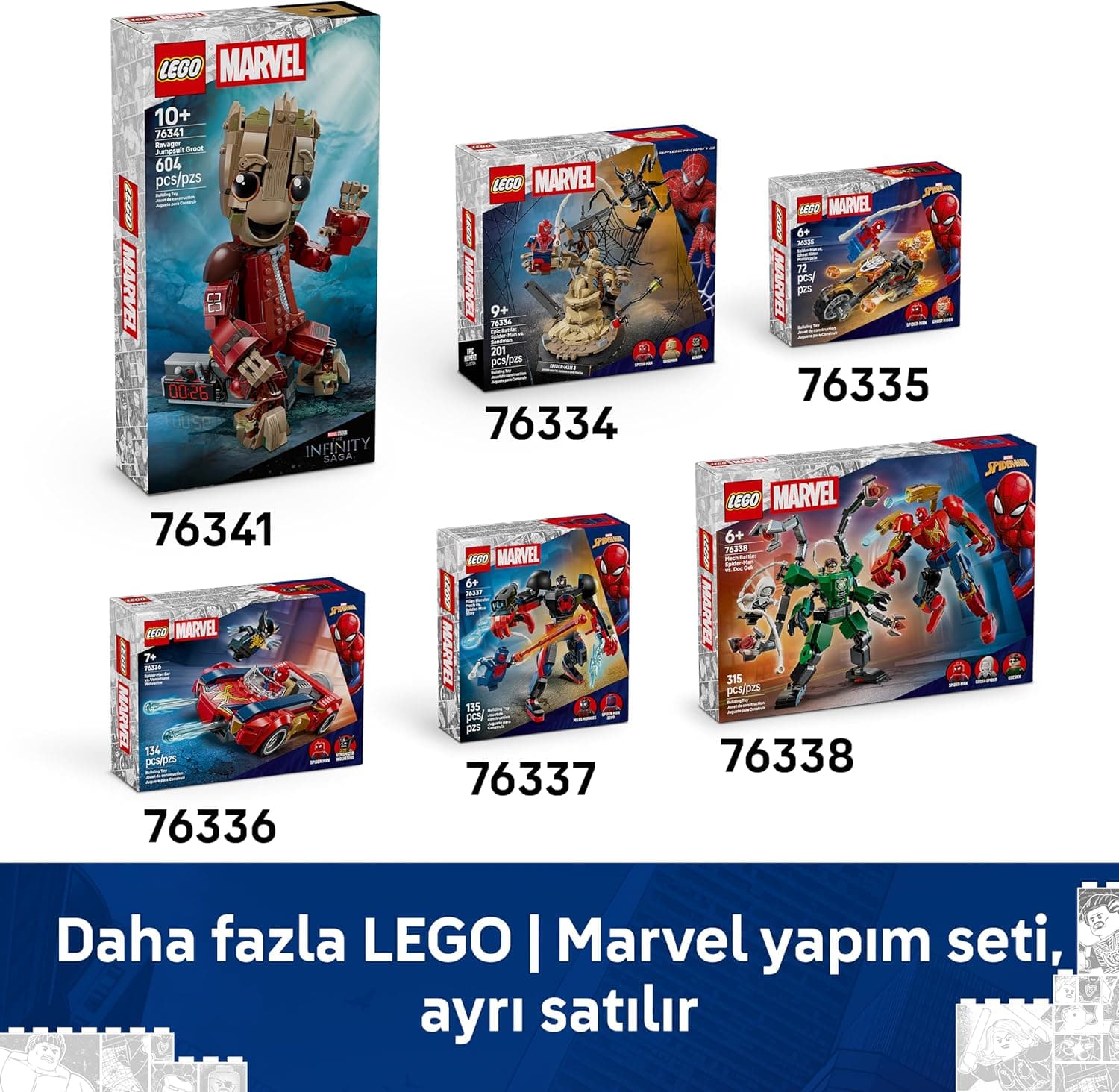 لگو Marvel مرد عنکبوتی علیه Mysterio Daily Bugle مدل 76342 لگو Marvel مرد عنکبوتی علیه Mysterio Daily Bugle مدل 76342