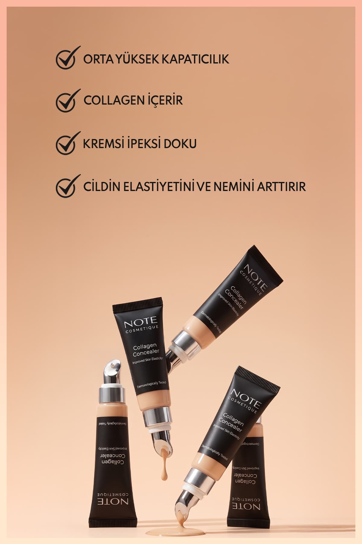 کانسیلر Note Cosmetics حاوی کلاژن SPF 20 زیر چشم رنگ روشن 01 کانسیلر Note Cosmetics حاوی کلاژن SPF 20 زیر چشم رنگ روشن 01