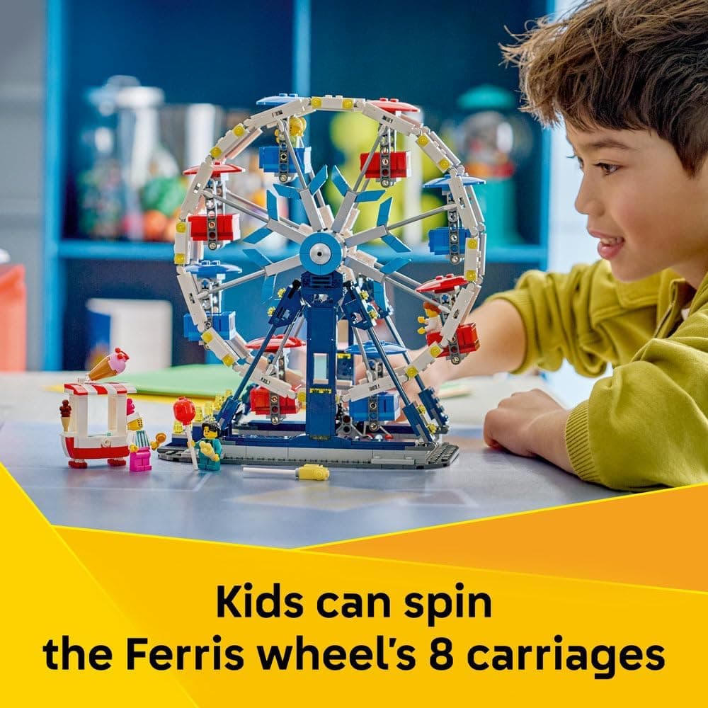 لگو Creator 3in1 Iconic Ferris Wheel مدل 31389 لگو Creator 3in1 Iconic Ferris Wheel مدل 31389
