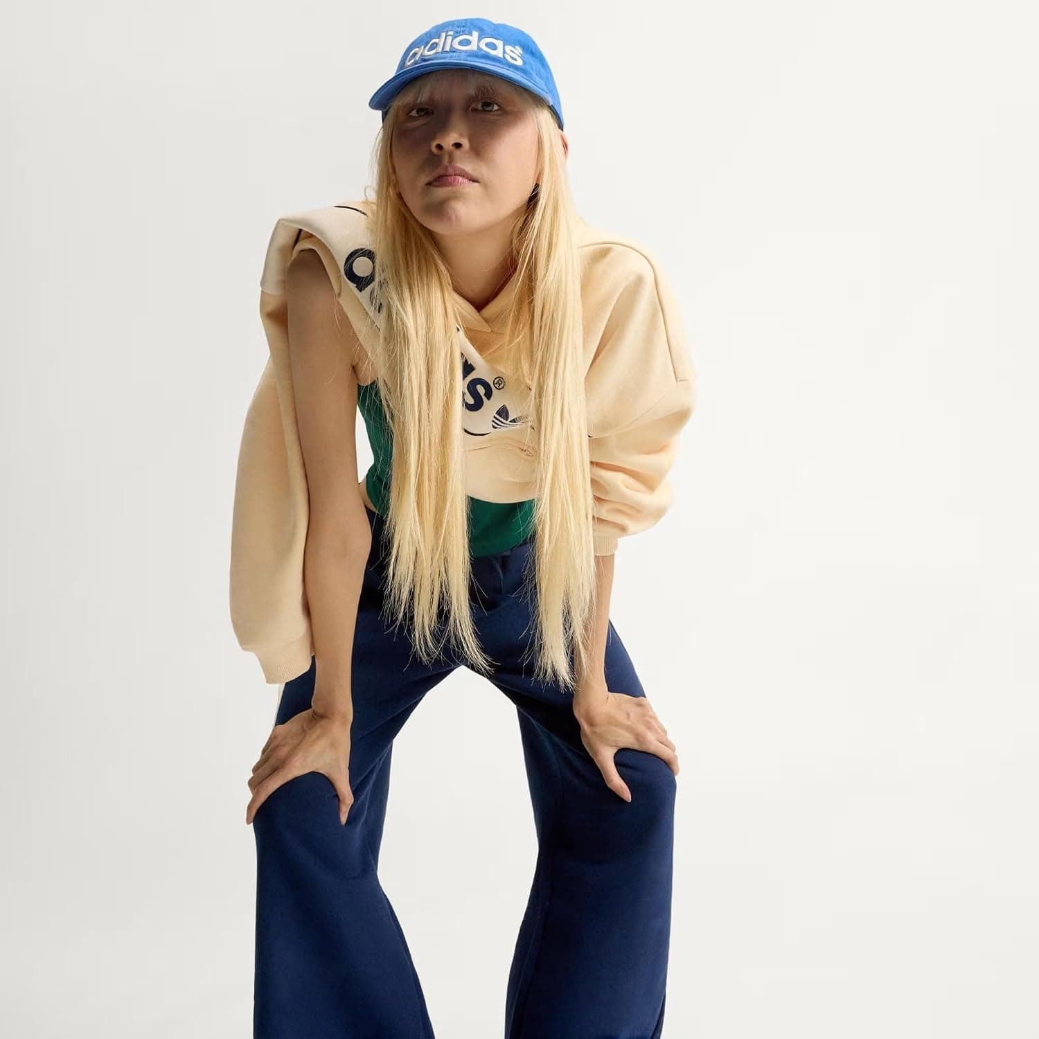 شلوار گرمکن زنانه adidas مدل adisignature NY Wide Leg شلوار گرمکن زنانه adidas مدل adisignature NY Wide Leg