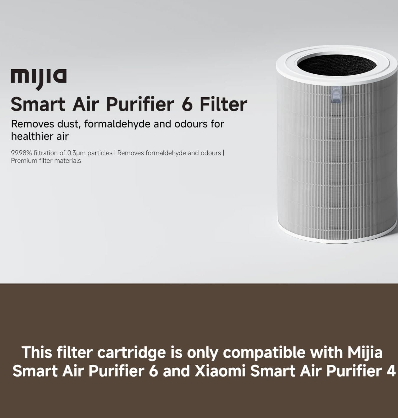 فیلتر یدکی دستگاه تصفیه هوا Xiaomi برای Mijia Smart Air Purifier 6 و Xiaomi Smart Air Purifier 4، 3-in-1 HEPA فیلتر یدکی دستگاه تصفیه هوا Xiaomi برای Mijia Smart Air Purifier 6 و Xiaomi Smart Air Purifier 4، 3-in-1 HEPA