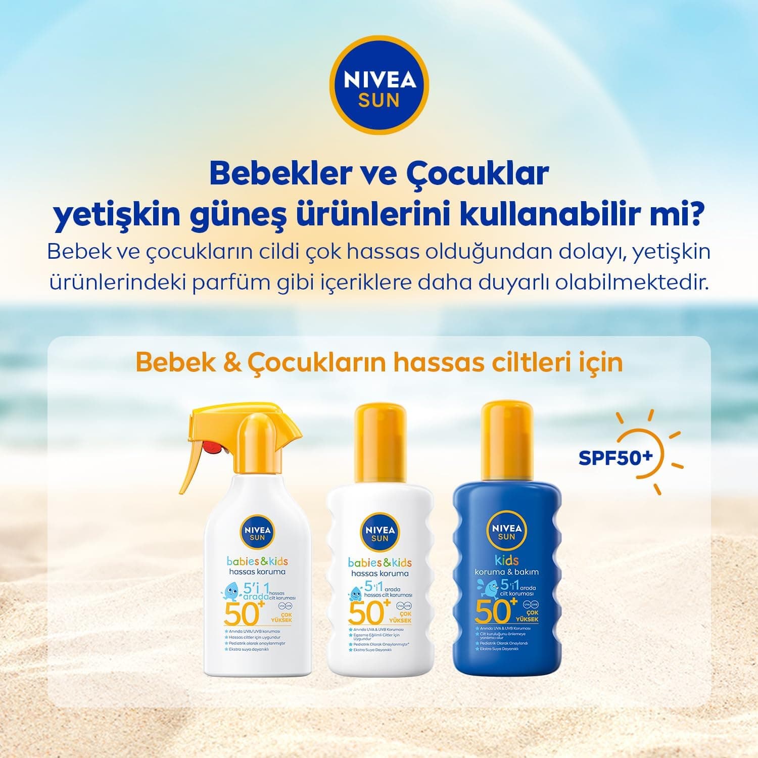 اسپری ضدآفتاب بدن NIVEA SUN SPF20 با محافظت فوری UVA و آبرسانی 48 ساعته مقاوم در برابر آب اسپری ضدآفتاب بدن NIVEA SUN SPF20 با محافظت فوری UVA و آبرسانی 48 ساعته مقاوم در برابر آب