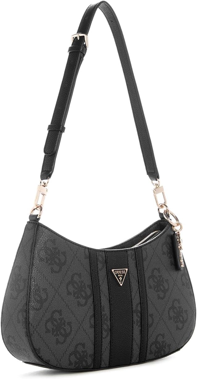 کیف دوشی زنانه GUESS با زیپ بالایی NOELLE II کیف دوشی زنانه GUESS با زیپ بالایی NOELLE II