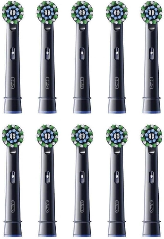سری مسواک برقی Oral-B Pro Cross Action مشکی با الیاف ضربدری و زاویهدار، بسته 4 عددی سری مسواک برقی Oral-B Pro Cross Action مشکی با الیاف ضربدری و زاویهدار، بسته 4 عددی