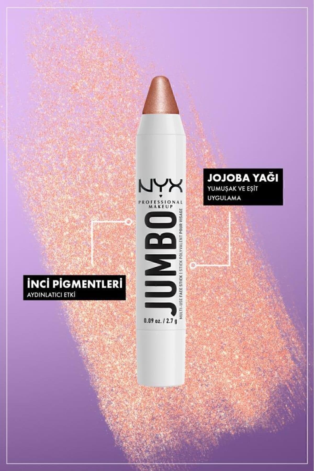 هایلایتر استیکی چندمنظوره NYX Professional Makeup مدل Jumbo Face Stick Coconut Cake هایلایتر استیکی چندمنظوره NYX Professional Makeup مدل Jumbo Face Stick Coconut Cake
