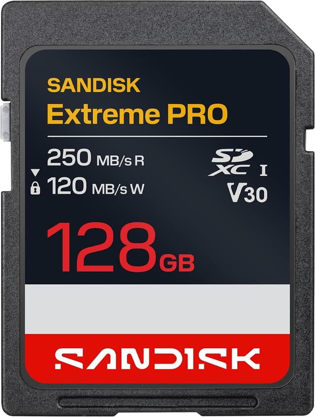 کارت حافظه SD SANDISK 128 GB Extreme PRO UHS-I مدل SDSDXXJ-128G-GSCIN کارت حافظه SD SANDISK 128 GB Extreme PRO UHS-I مدل SDSDXXJ-128G-GSCIN