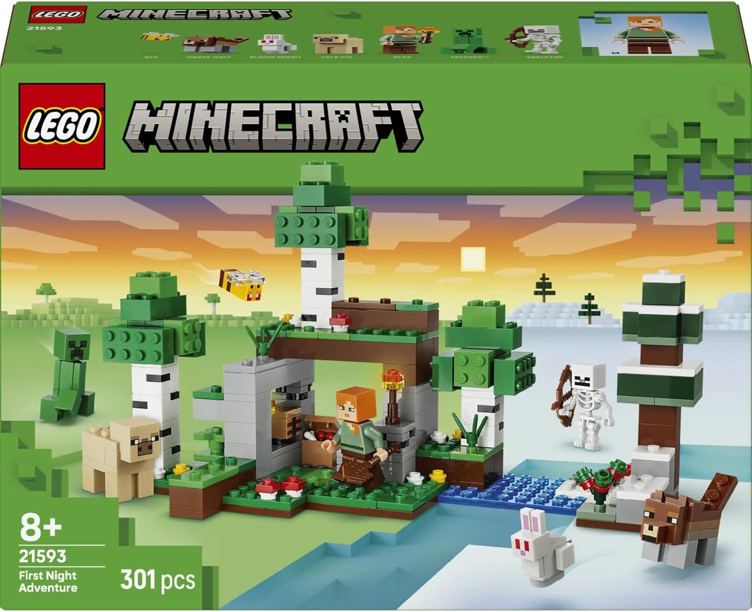 لگو Minecraft ماجراجویی اولین شب مدل 21593 لگو Minecraft ماجراجویی اولین شب مدل 21593