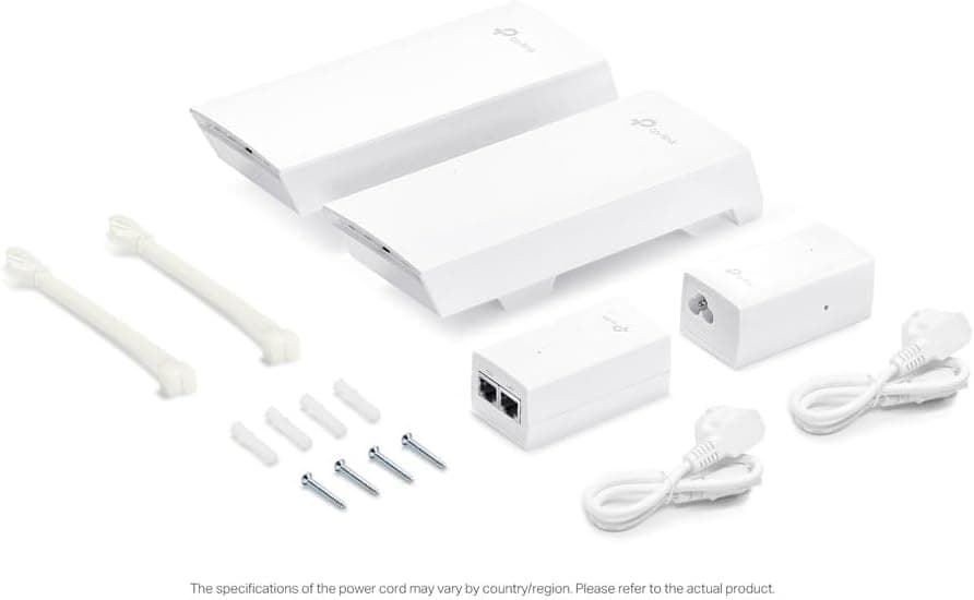 پل شبکه بیسیم TP-Link سفید با فرکانس 5 GHz و سرعت 867 Mbps مدل EAP211-Bridge KIT پل شبکه بیسیم TP-Link سفید با فرکانس 5 GHz و سرعت 867 Mbps مدل EAP211-Bridge KIT