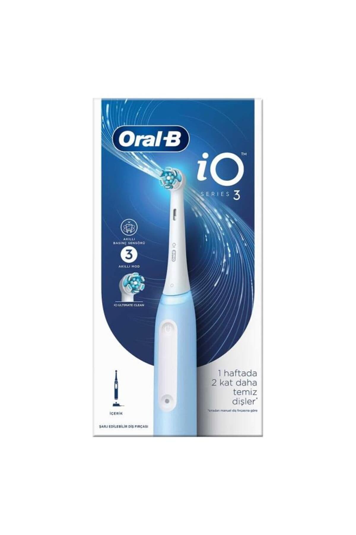 مسواک شارژی Oral-B آبی مدل İo 3 مسواک شارژی Oral-B آبی مدل İo 3
