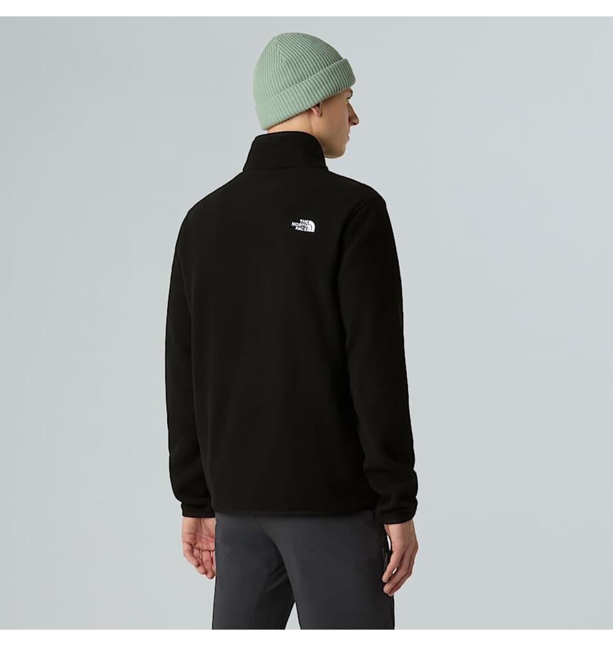 بلوز پلار مردانه The North Face Glacier Fleece زیپدار مشکی بلوز پلار مردانه The North Face Glacier Fleece زیپدار مشکی