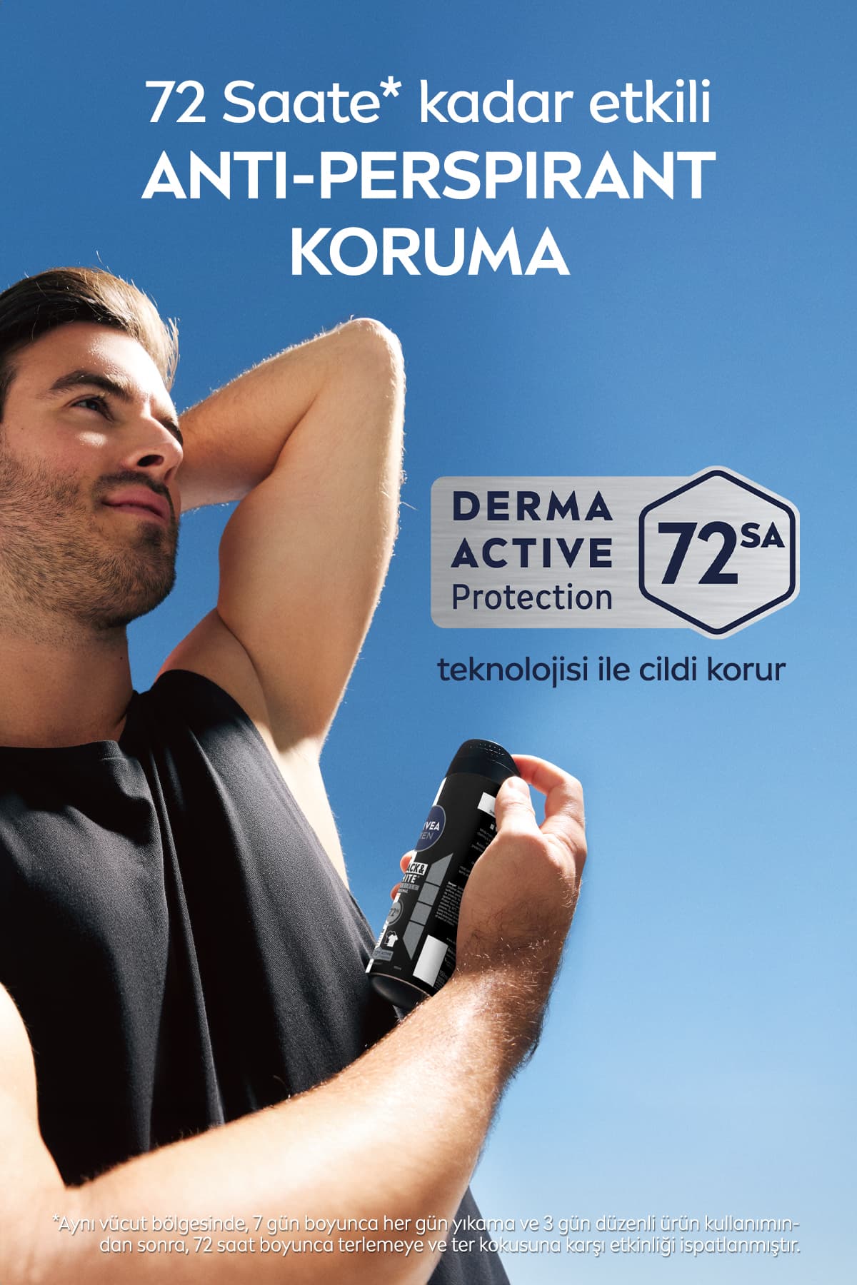 دئودورانت اسپری مردانه NIVEA ضدلک و بدون الکل Black&White Original 200ml با محافظت 72 ساعته در برابر تعریق دئودورانت اسپری مردانه NIVEA ضدلک و بدون الکل Black&White Original 200ml با محافظت 72 ساعته در برابر تعریق