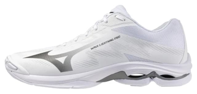 کفش والیبال یونیسکس Mizuno سفید خاکستری مدل Wave Lightning Pro کفش والیبال یونیسکس Mizuno سفید خاکستری مدل Wave Lightning Pro