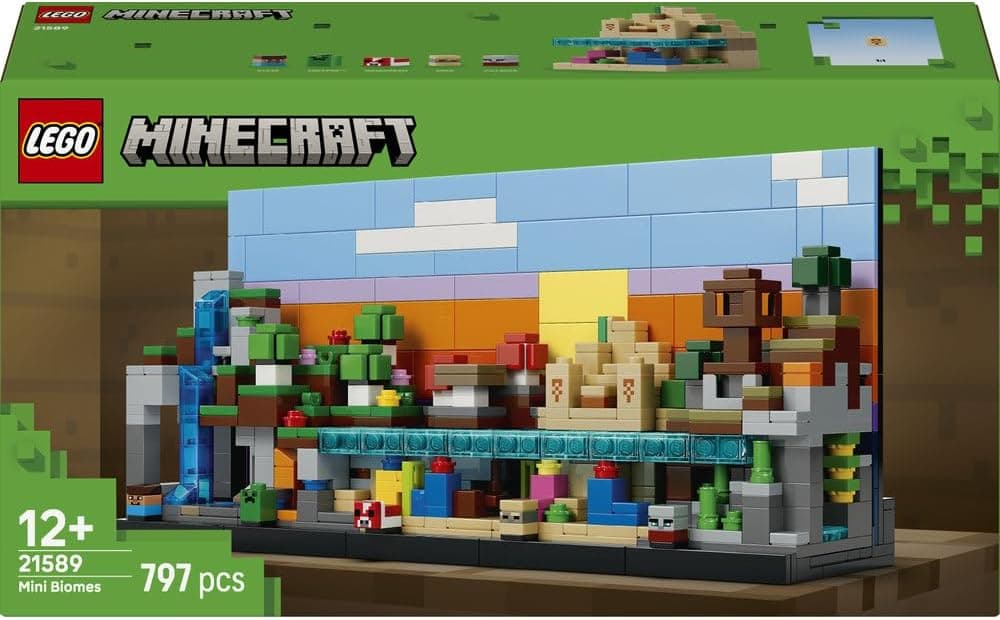 لگو مدل Minecraft Mini Biomes 21589 لگو مدل Minecraft Mini Biomes 21589