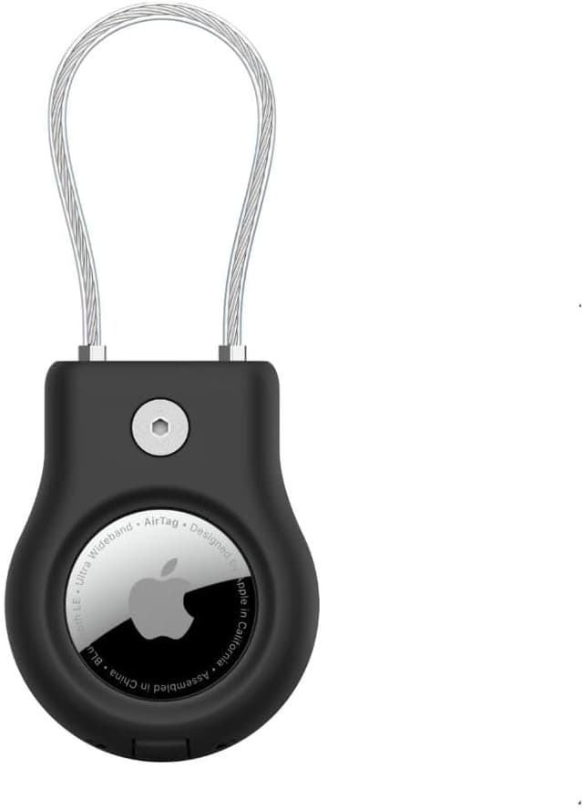 کاور Belkin برای AirTag با کابل فلزی بافته مشکی کاور Belkin برای AirTag با کابل فلزی بافته مشکی