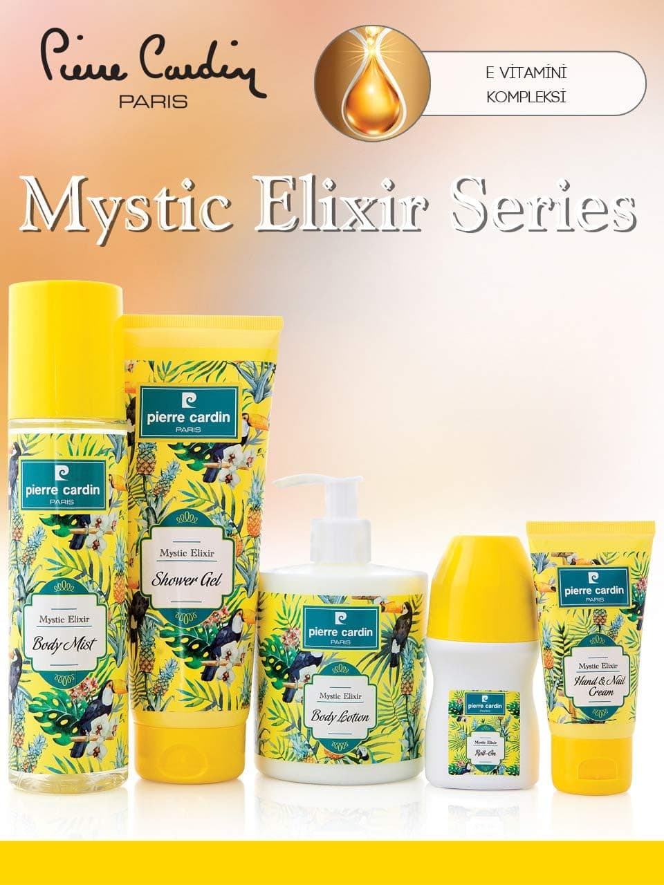 ژل دوش Pierre Cardin Mistik با ویتامین E و pH متعادل 250ml ژل دوش Pierre Cardin Mistik با ویتامین E و pH متعادل 250ml