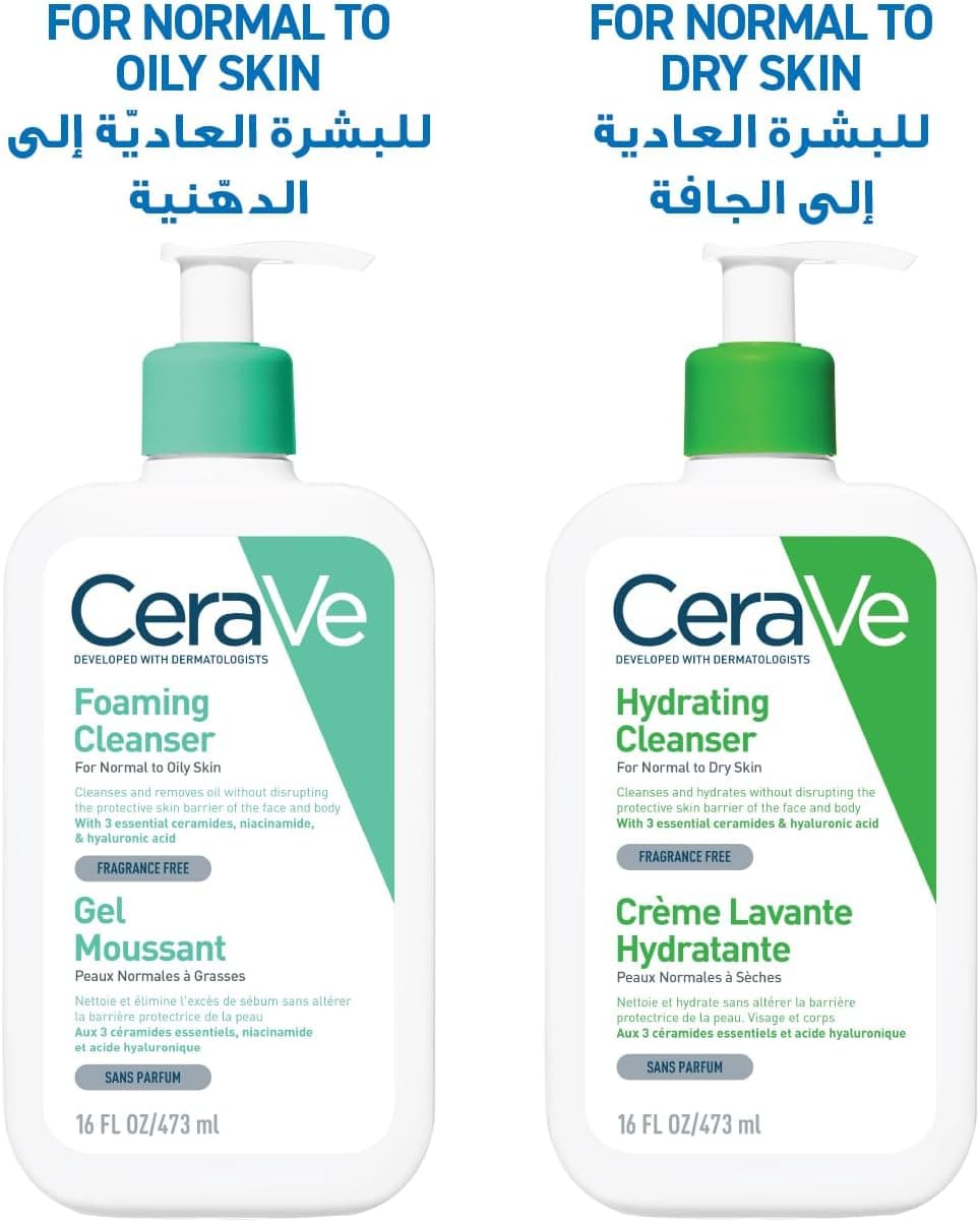 ژل شوینده CeraVe کفی برای پوست نرمال تا چرب با هیالورونیک اسید 473ml ژل شوینده CeraVe کفی برای پوست نرمال تا چرب با هیالورونیک اسید 473ml