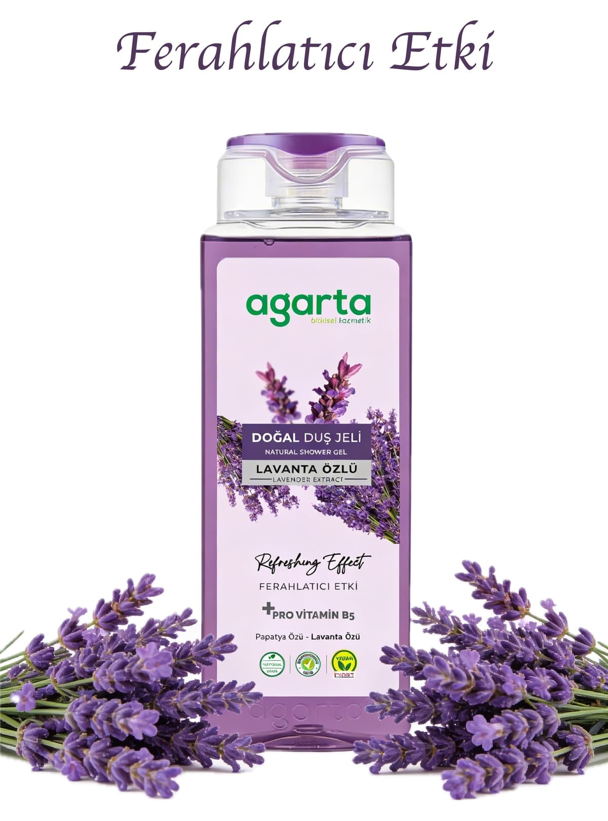 ژل دوش اسطوخودوس AHA طبیعی Agarta مدل 400 ml ژل دوش اسطوخودوس AHA طبیعی Agarta مدل 400 ml