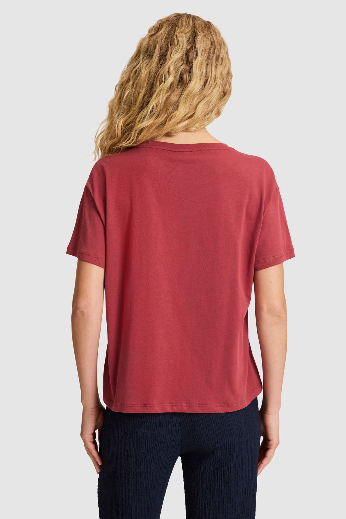 تیشرت زنانه یقه گرد زرشکی U.S. Polo Assn. مدل 50323530-VR223 تیشرت زنانه یقه گرد زرشکی U.S. Polo Assn. مدل 50323530-VR223