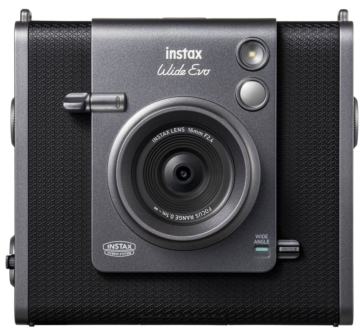 دوربین فوری Fujifilm مشکی با چاپگر هیبرید مدل Instax Wide Evo دوربین فوری Fujifilm مشکی با چاپگر هیبرید مدل Instax Wide Evo