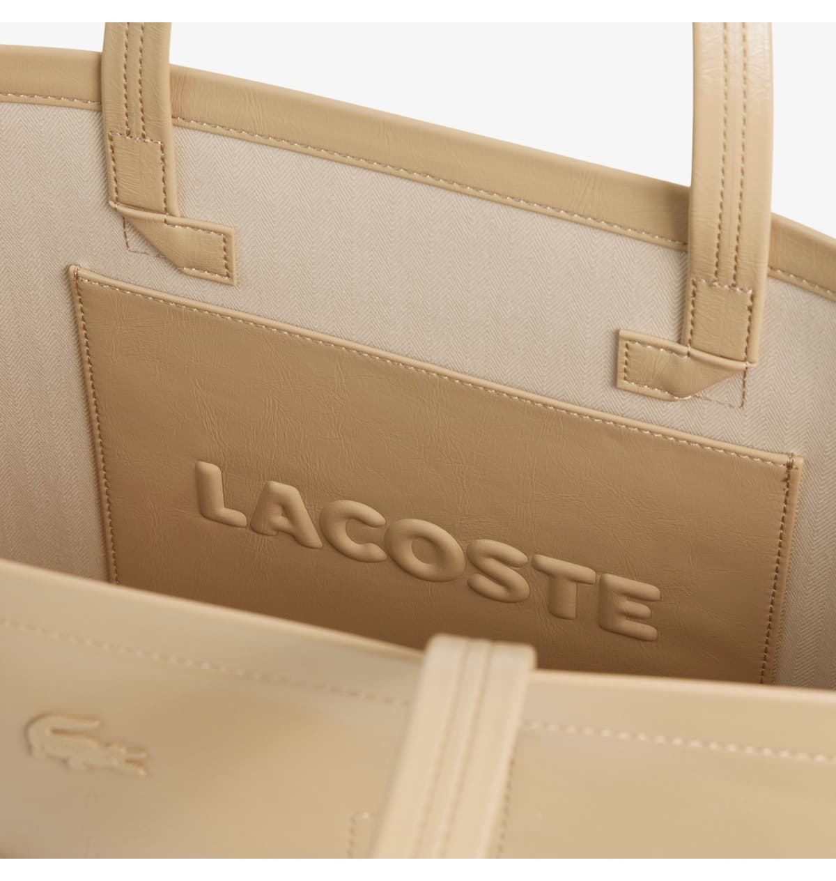 کیف دوشی زنانه بژ Lacoste کیف دوشی زنانه بژ Lacoste