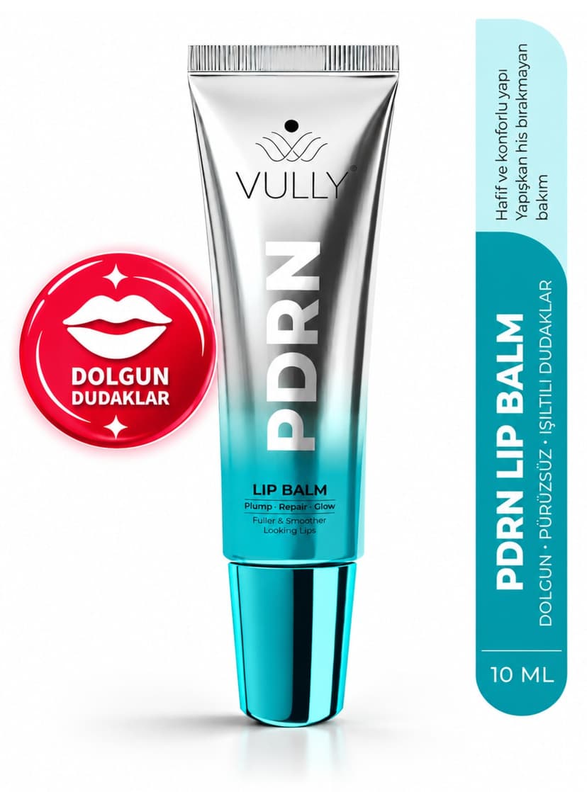 بالم لب VULLY شفاف PDRN Glow با هیالورونیک اسید و پپتید 10 ml بالم لب VULLY شفاف PDRN Glow با هیالورونیک اسید و پپتید 10 ml