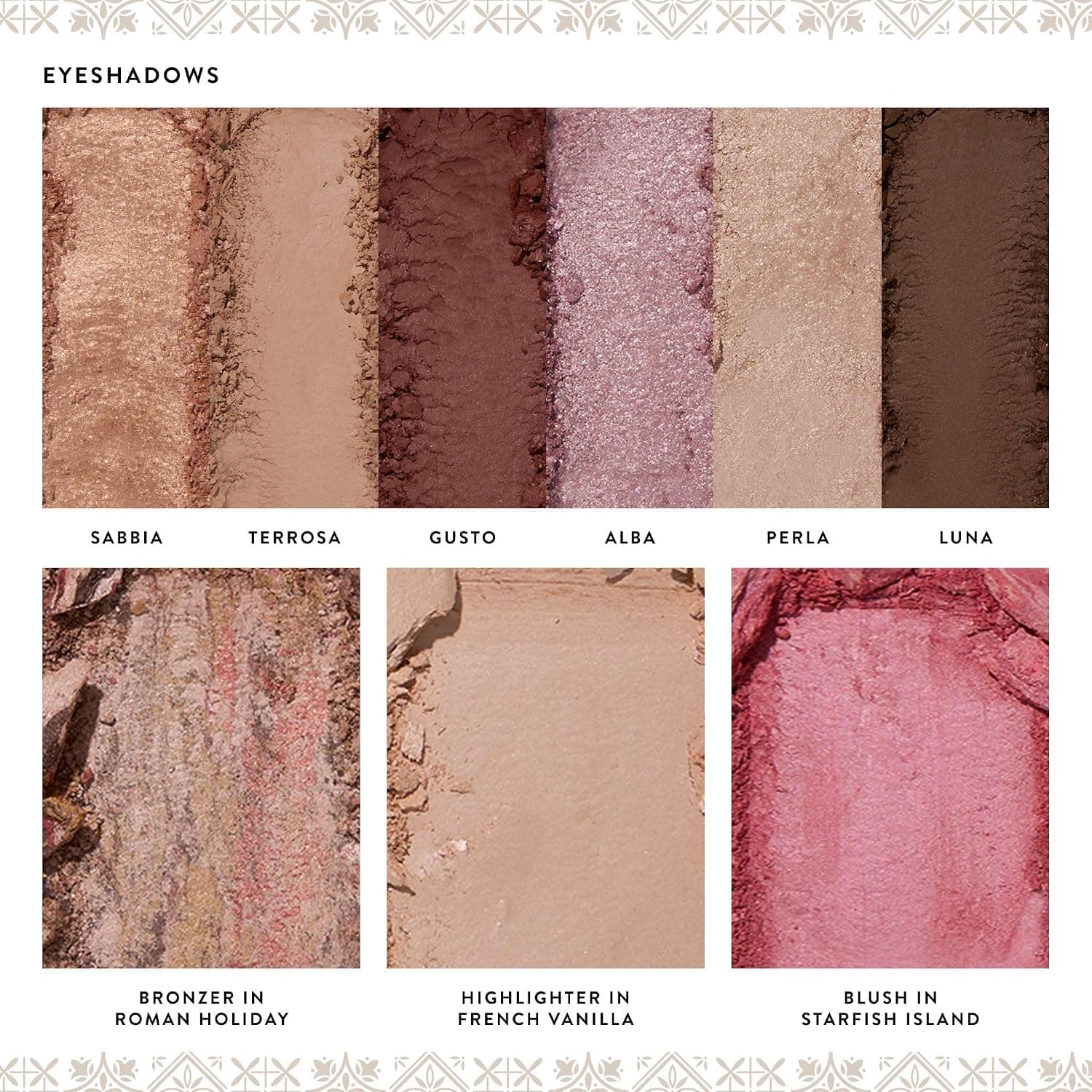 پالت آرایشی Laura Geller New York Baked Palette Tuscan Dreams سایز کامل پالت آرایشی Laura Geller New York Baked Palette Tuscan Dreams سایز کامل