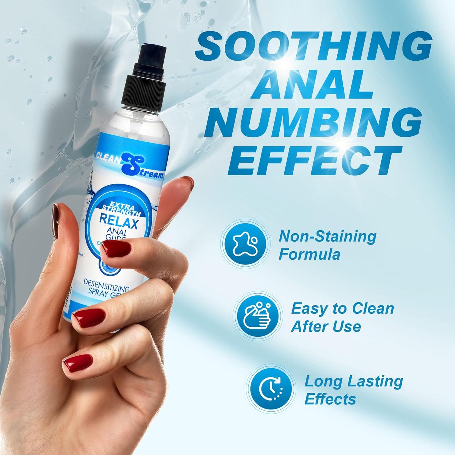 روانکننده مایع کاهنده حساسیت Cleanstream بدون رایحه، پایه آب 4.4 Fl Oz روانکننده مایع کاهنده حساسیت Cleanstream بدون رایحه، پایه آب 4.4 Fl Oz