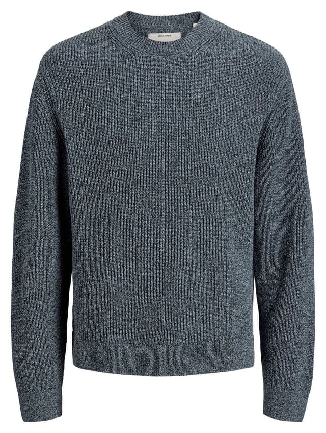 پلیور مردانه Jack & Jones بافت یقه گرد سایز بزرگ مدل Fusion پلیور مردانه Jack & Jones بافت یقه گرد سایز بزرگ مدل Fusion