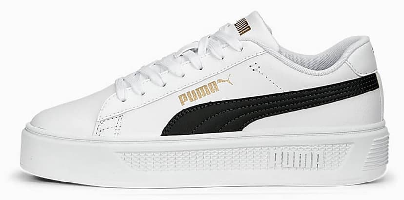 کفش ورزشی روزمره زنانه Puma Smash Platform V3 سفید مدل 390758-04 کفش ورزشی روزمره زنانه Puma Smash Platform V3 سفید مدل 390758-04