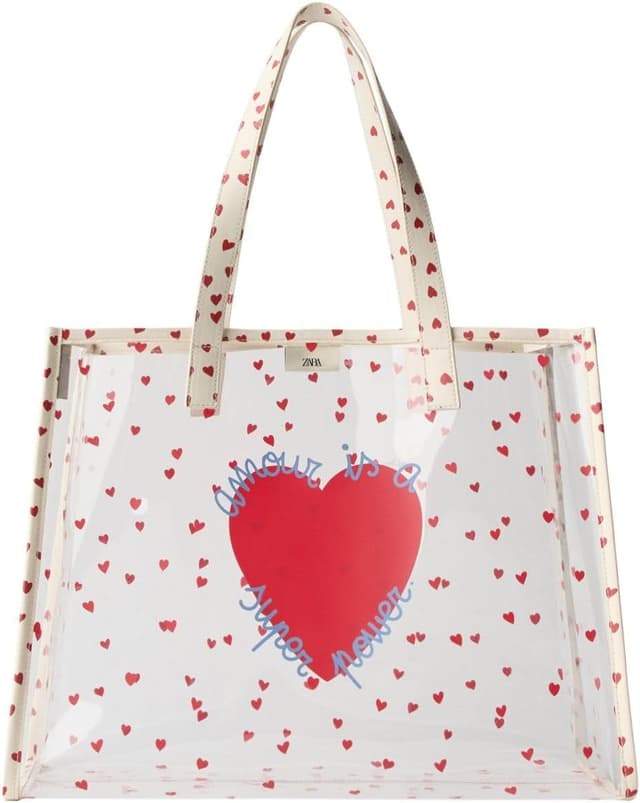کیف Tote زنانه Zara قرمز سایز استاندارد کیف Tote زنانه Zara قرمز سایز استاندارد