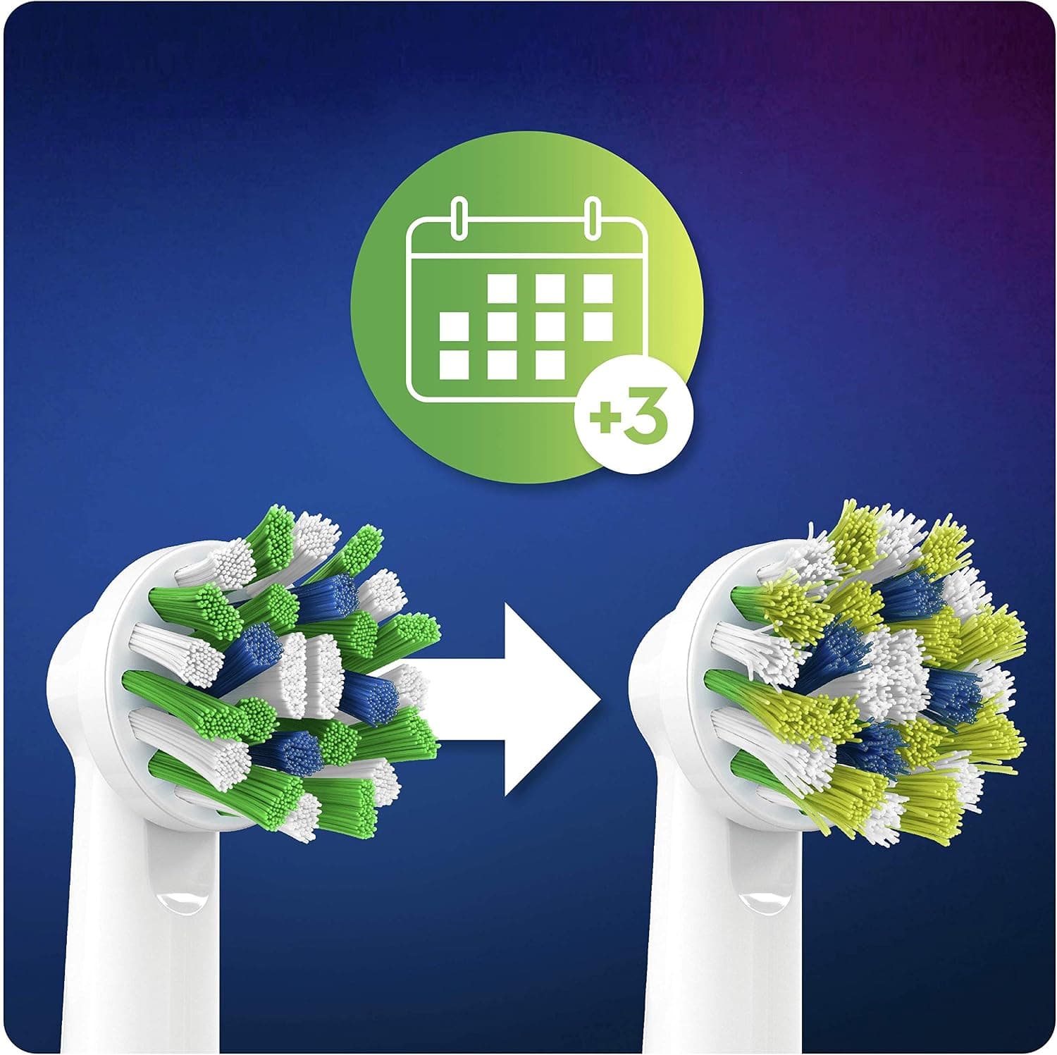 سری یدک مسواک Oral-B با الیاف CleanMaximiser، مدل CrossAction، 10 عددی سری یدک مسواک Oral-B با الیاف CleanMaximiser، مدل CrossAction، 10 عددی