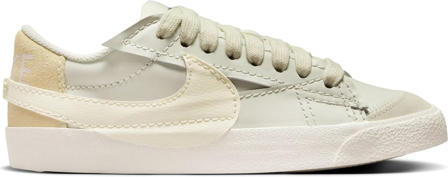 کفش کتانی روزمره Nike چرم صورتی مدل Blazer Low '77 Jumbo کفش کتانی روزمره Nike چرم صورتی مدل Blazer Low '77 Jumbo