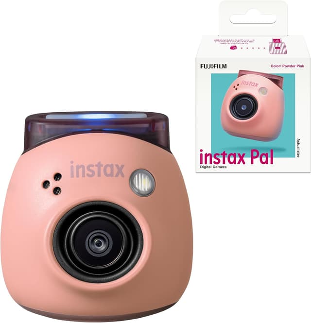 دوربین جیبی چندفرمتی Fujifilm INSTAX Pal با لنز واید، صورتی پودری مدل INS PAL Pink دوربین جیبی چندفرمتی Fujifilm INSTAX Pal با لنز واید، صورتی پودری مدل INS PAL Pink