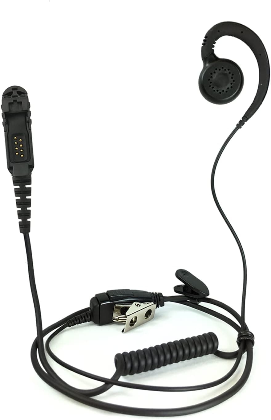 هندزفری یکسیمه C شکل چرخشی برای بیسیمهای دوطرفه Motorola PROMAXPOWER با میکروفون PTT مدلهای XPR3000، XPR3300e، XPR3500e، DP3441، DEP550، MTP3550، XiR-P6620، XiR-P6628 هندزفری یکسیمه C شکل چرخشی برای بیسیمهای دوطرفه Motorola PROMAXPOWER با میکروفون PTT مدلهای XPR3000، XPR3300e، XPR3500e، DP3441، DEP550، MTP3550، XiR-P6620، XiR-P6628