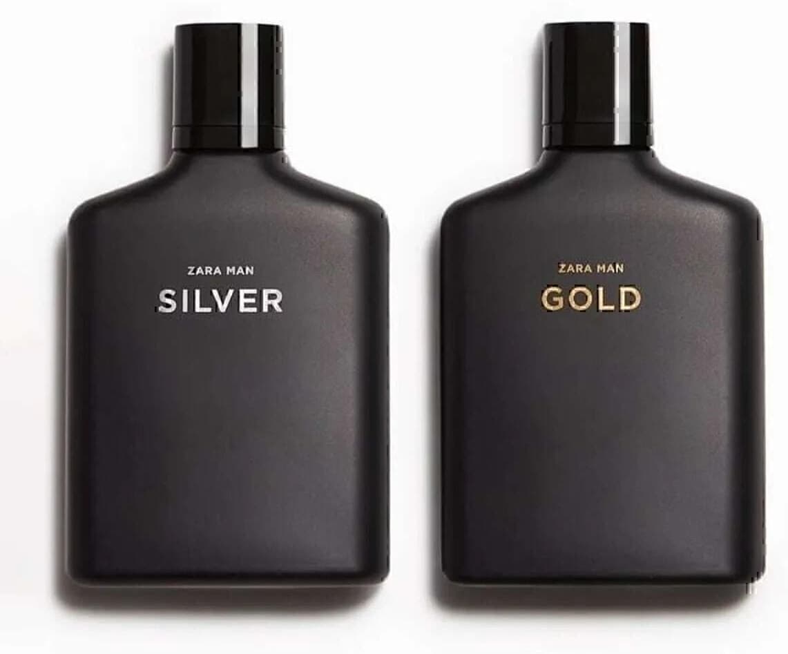 عطر مردانه Zara Man Gold Man Sılver 90 ml عطر مردانه Zara Man Gold Man Sılver 90 ml