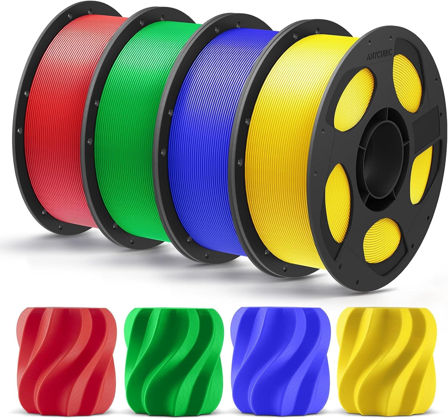 فیلامنت پرینتر سه بعدی ANYCUBIC PLA+ قطر 1.75 میلیمتر وزن 4 کیلوگرم فیلامنت پرینتر سه بعدی ANYCUBIC PLA+ قطر 1.75 میلیمتر وزن 4 کیلوگرم