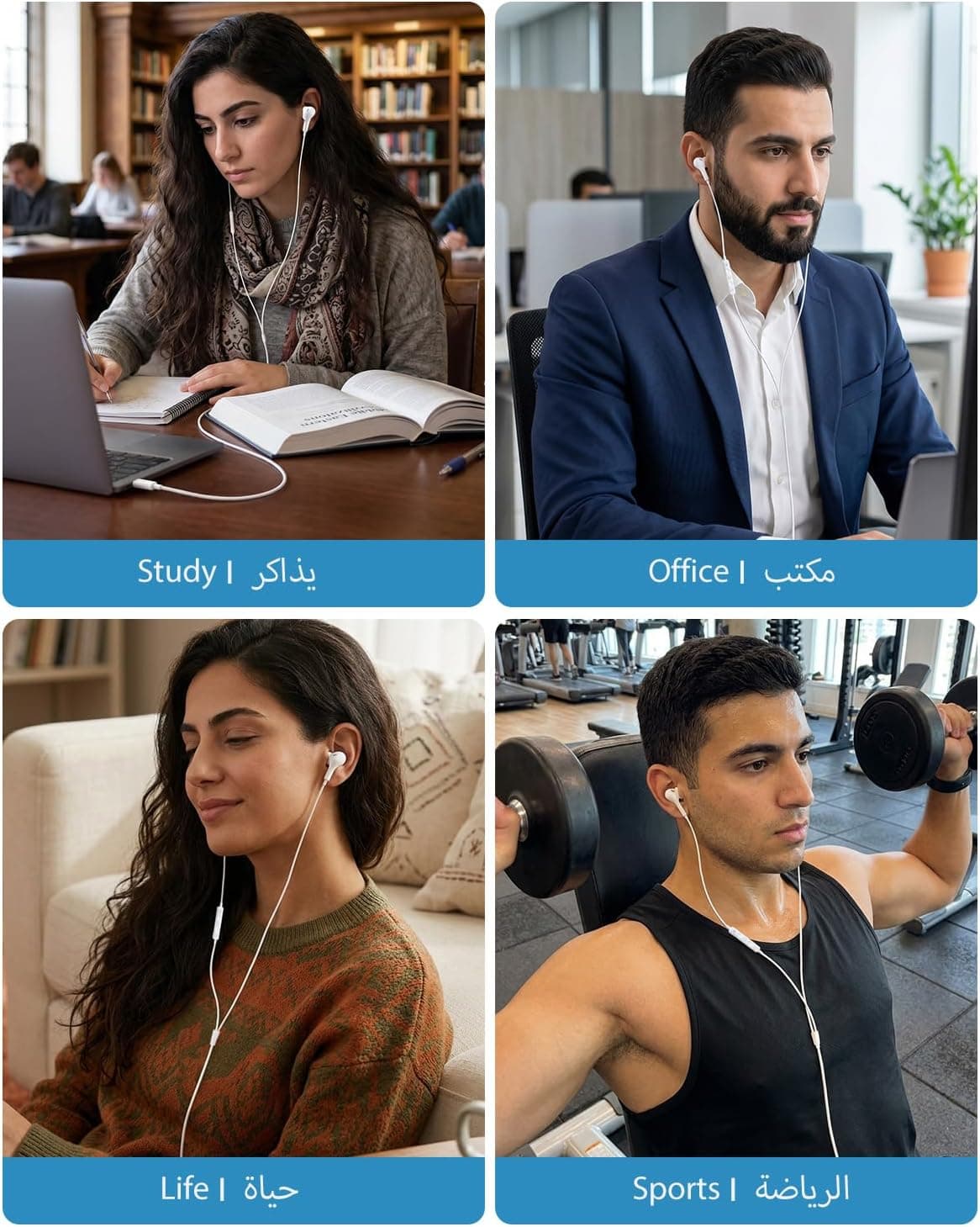 هندزفری سیمی T Tersely با اتصال USB C، میکروفون و کنترل درونخطی هندزفری سیمی T Tersely با اتصال USB C، میکروفون و کنترل درونخطی