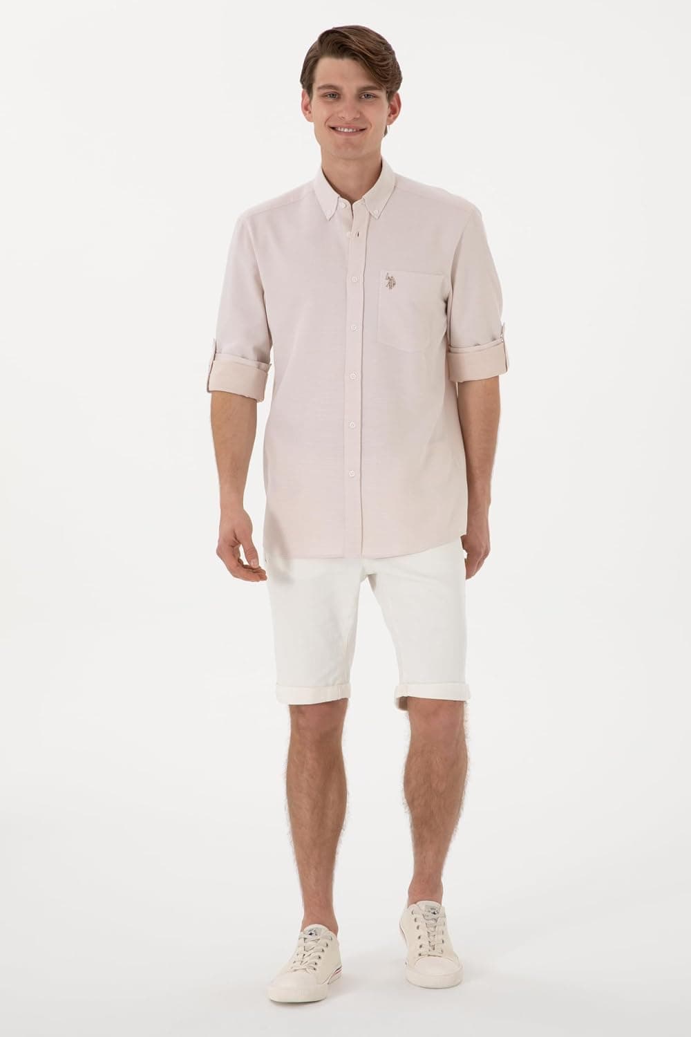 پیراهن مردانه U.S. Polo Assn. سرمهای طرحدار مدل 50306340-VR033 پیراهن مردانه U.S. Polo Assn. سرمهای طرحدار مدل 50306340-VR033