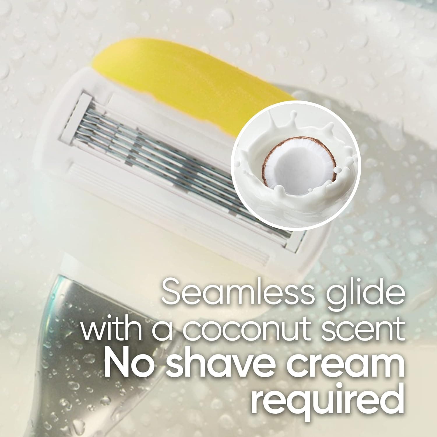 تیغ یدک زنانه Gillette Venus ComfortGlide plus Olay Coconut 6 عددی تیغ یدک زنانه Gillette Venus ComfortGlide plus Olay Coconut 6 عددی