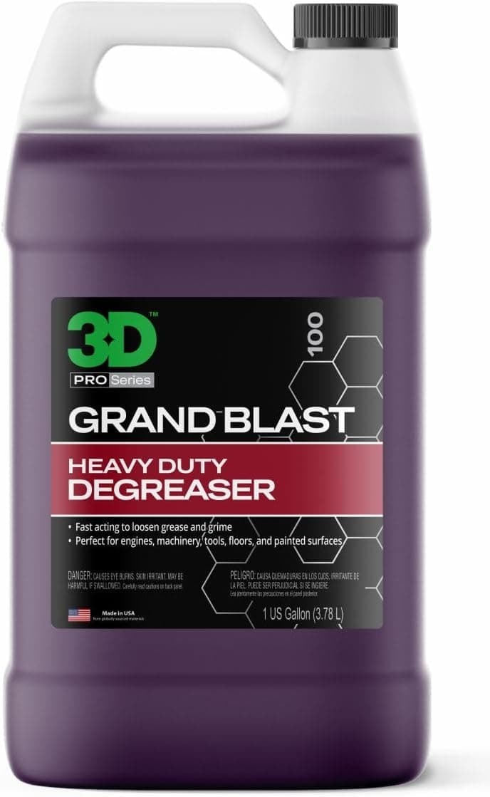 چربیزدای موتور 3D Grand Slam صنعتی سنگینکار 1 Gallon چربیزدای موتور 3D Grand Slam صنعتی سنگینکار 1 Gallon