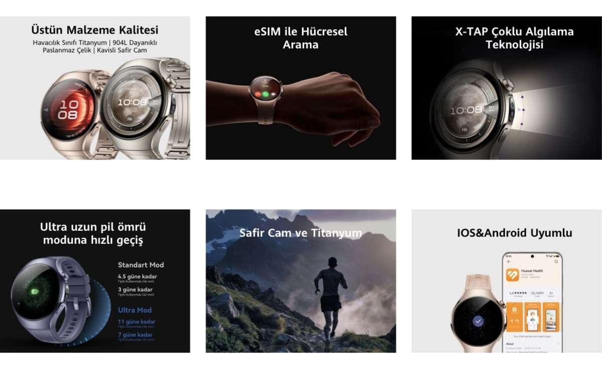 ساعت هوشمند Huawei WATCH 5 46mm مشکی گارانتی ترکیه ساعت هوشمند Huawei WATCH 5 46mm مشکی گارانتی ترکیه